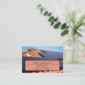 Carte de visite du service d'installation d'énergi (Debout devant)