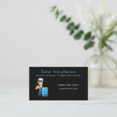 Carte de visite du service d'installation d'énergi (Debout devant)