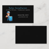 Carte de visite du service d'installation d'énergi (Devant / Derrière)