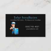 Carte de visite du service d'installation d'énergi (Devant)