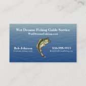 Carte de visite du service du guide de pêche (Devant)