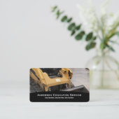 Carte de visite du service Excavateur (Debout devant)