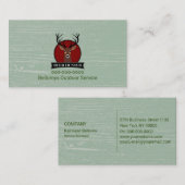 Carte de visite du service extérieur de Deer Head (Devant / Derrière)