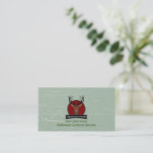 Carte de visite du service extérieur de Deer Head (Debout devant)