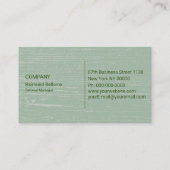 Carte de visite du service extérieur de Deer Head (Dos)