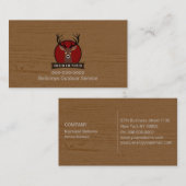 Carte de visite du service extérieur de Deer Head (Devant / Derrière)