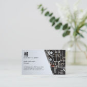 Carte de visite du service informatique Circuits i (Debout devant)