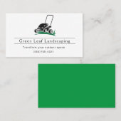 Carte de visite du service Jardin paysager (Devant / Derrière)