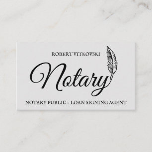 Carte de visite du service notaire