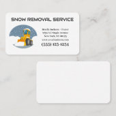 Carte de visite du service professionnel de suppre (Devant / Derrière)