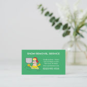 Carte de visite du service professionnel de suppre (Debout devant)