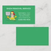 Carte de visite du service professionnel de suppre (Devant / Derrière)