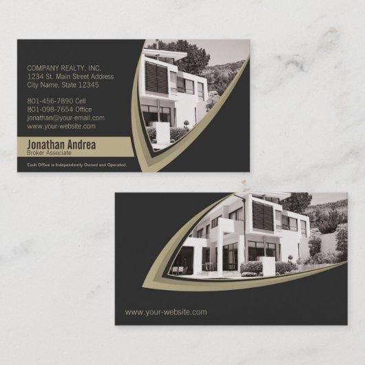 Carte de visite du siècle 21 (Devant / Derrière)