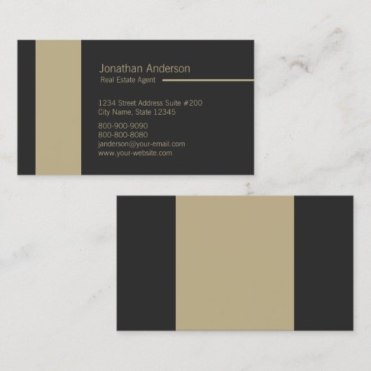 Carte de visite du siècle 21 (Devant / Derrière)