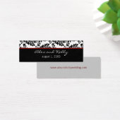 Carte de visite du site web baroque Mariage damass (Bureau)