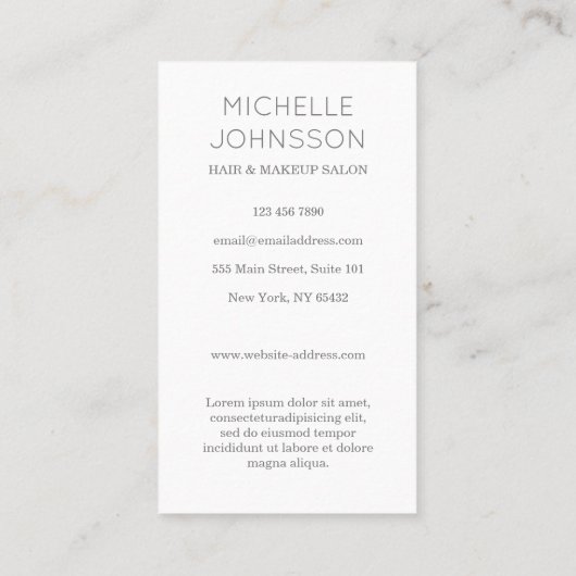 Carte de visite du soleil d'art déco (Dos)