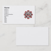 Carte de visite du soleil de Haida (Devant / Derrière)