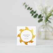 Carte de visite du soleil d'or de Faux (Debout devant)