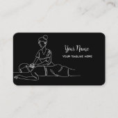 Carte de visite du Spa mobile de massage thaï (Devant)