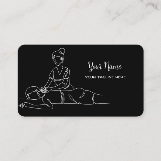 Carte de visite du Spa mobile de massage thaï (Devant)