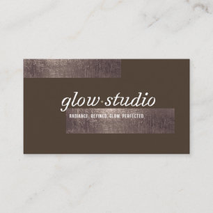 Carte de visite du Studio Brown Aesthetic Beauty L