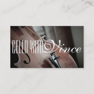 Carte de visite du studio de musique Cello Instruc