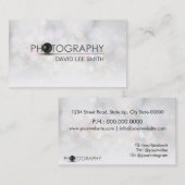 Carte de visite du studio photographe (Devant / Derrière)