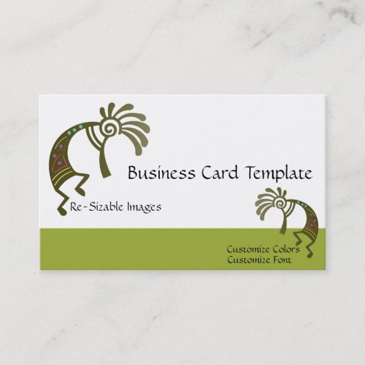 Carte de visite du sud-ouest de l'Arizona Kokopell (Devant)