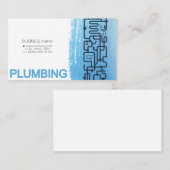carte de visite du système de plomberie (Devant / Derrière)