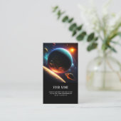 Carte de visite du système solaire (Debout devant)