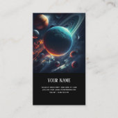 Carte de visite du système solaire (Devant)