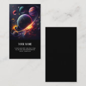 Carte de visite du système solaire (Devant / Derrière)