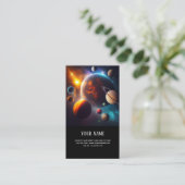 Carte de visite du système solaire (Debout devant)