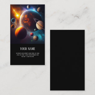 Carte de visite du système solaire