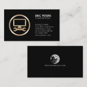 Carte de visite du technicien de réparation inform (Devant / Derrière)