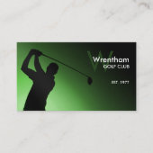 Carte de visite du terrain de golf (Devant)