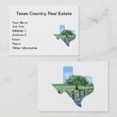 Carte de visite du Texas (Devant / Derrière)