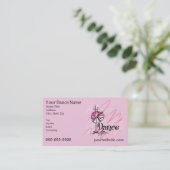 Carte de visite du thème de la danse (Debout devant)