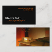 CARTE DE VISITE DU THÉRAPEUTE DE MASSAGE (RMT) (Devant / Derrière)