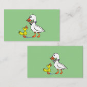 Carte De Visite Duck and Goose Quacking dont l'esprit du magasin (Devant / Derrière)