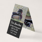 Carte De Visite Duck de bois Drake (Dos)