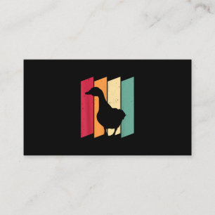 Carte De Visite Duck Goose Farmer Cadeau