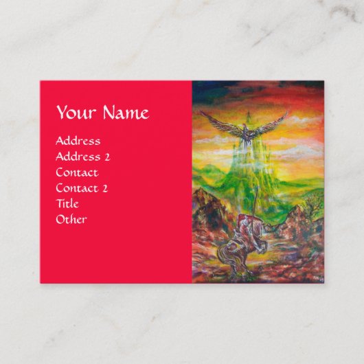 CARTE DE VISITE DUEL MAGIQUE ENTRE BRADAMANT ET NEGROMANCER (Devant)