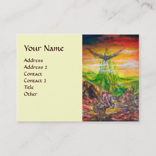 CARTE DE VISITE DUEL MAGIQUE ENTRE BRADAMANT ET NEGROMANCER (Devant)