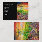 Carte De Visite DUEL MAGIQUE ENTRE BRADAMANT ET NEGROMANCER, noir (Devant / Derrière)