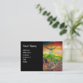 Carte De Visite DUEL MAGIQUE ENTRE BRADAMANT ET NEGROMANCER, noir (Debout devant)