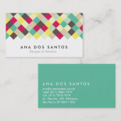 Carte De Visite Duik in Kleur Visitekaartjes (Devant / Derrière)