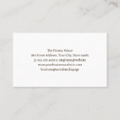 Carte De Visite Dumbbell Illustrations | Fitness (Dos)