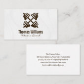 Carte De Visite Dumbbell Illustrations | Fitness (Devant / Derrière)