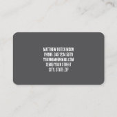 Carte De Visite Dumpster (Dos)